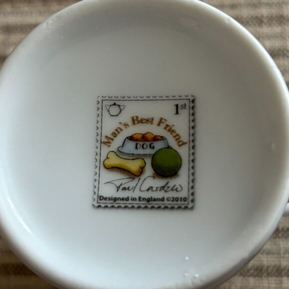 Man's Best Friend Dog Breed Paul Cardew 2010 England Ceramic Tea Cup Mug 10 oz. - Picture 8 of 8